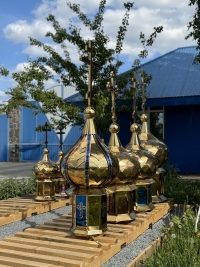 Покрівля (куполи, булат, хрести на купол)